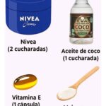 Preparación Paso a Paso crema de coco y nivea